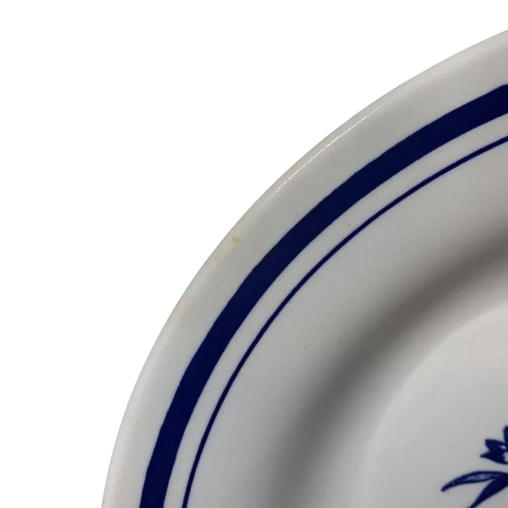 Vintage Oxford Blue and White Floral 9